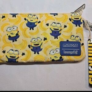 Loungefly Minions Yellow Nylon Wallet